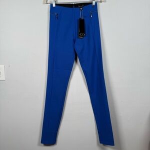 Waggon Paris Blue Stretch Skinny Pants, Size S/36, NWT